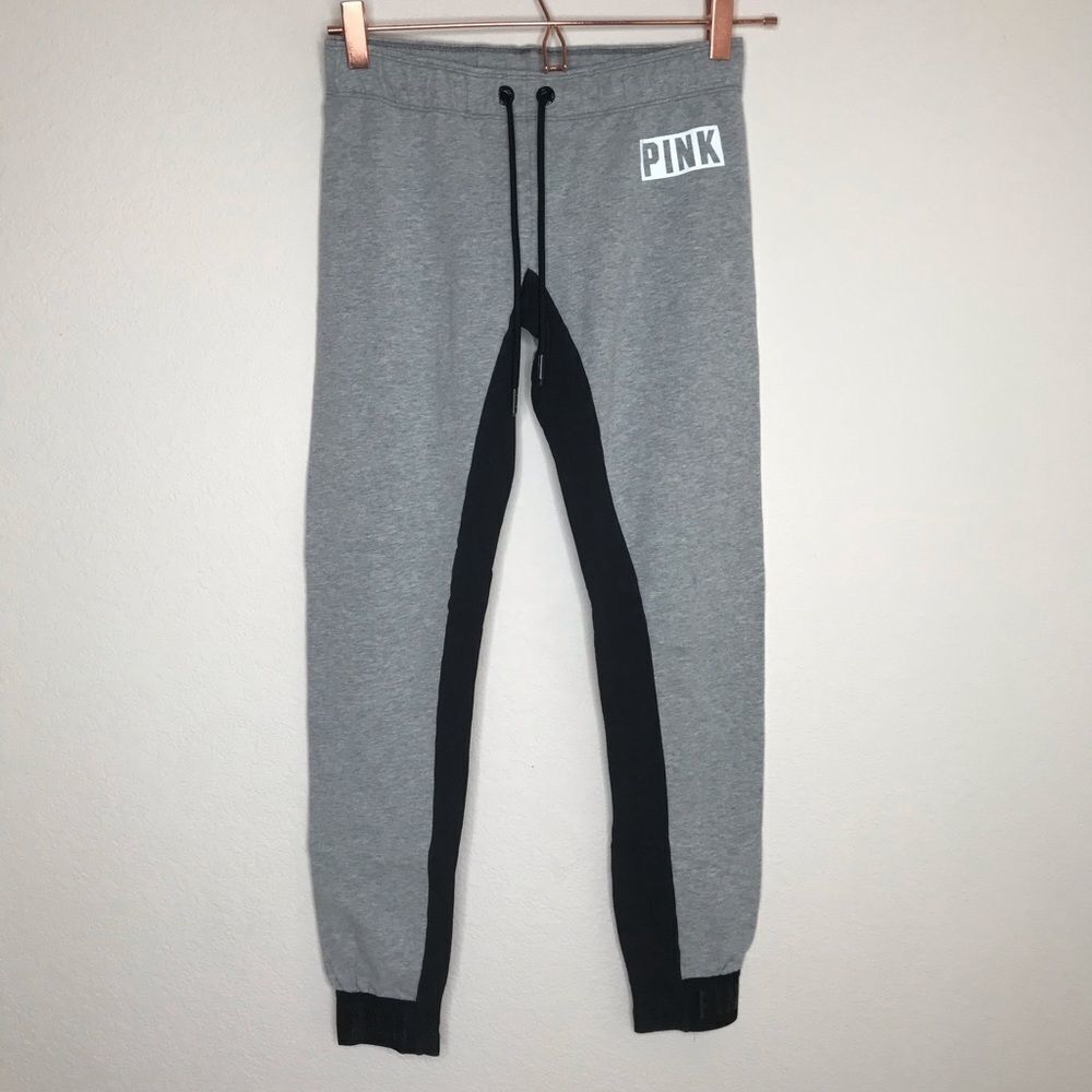 Vs PINK grey‎ and black jogger leggings